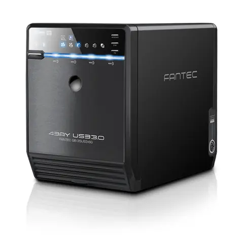 Fantec QB-35US3-6G černá / externí skříň pro 4x 3.5" SATA HDD / USB 3.0 & eSATA