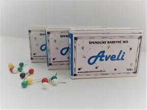 AVELI Špendlíky barevný mix