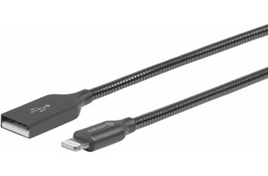 eSTUFF Lightning kabel 0.5m šedá / USB / MFI