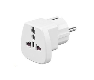 Goobay Univerzální cestovní adaptér pro zahraniční spotřebiče do CZ zásuvky IEC 320 C13