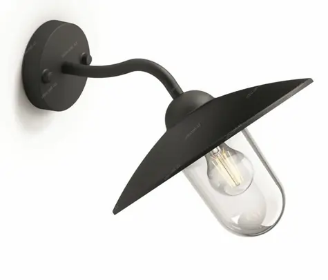 Philips Topiary 60W černá / venkovní svítidlo / bez zdroje / E27 / IP44