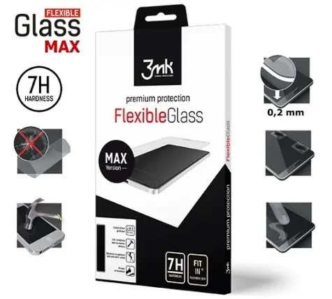 3mk FlexibleGlass Max Hybridní sklo pro Apple iPhone XS Max černá