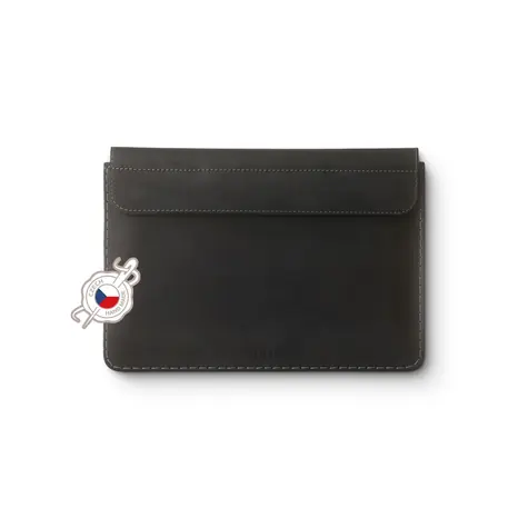 FIXED Oxford kožené pouzdro pro Apple iPad Pro 12.9" (2018) černá / Pravá kůže 