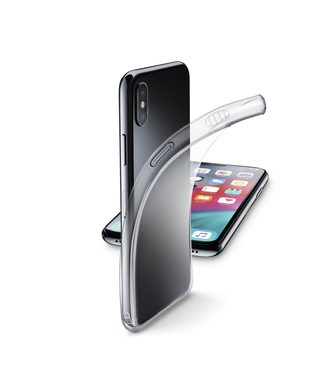 CellularLine Fine Extratenký zadní kryt pro Apple iPhone XS Max transparentní