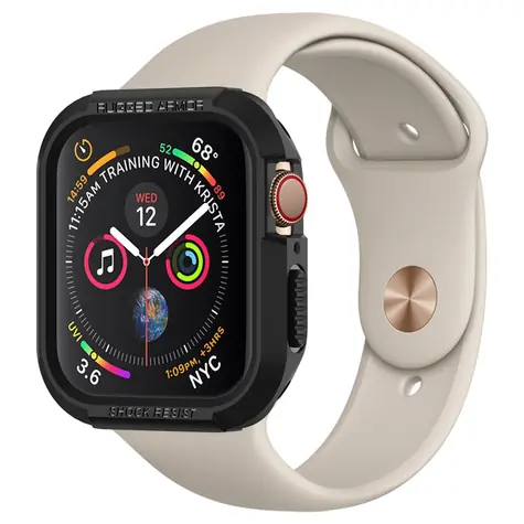 Spigen Rugged Armor ochranný kryt pro Apple Watch 4 44mm černá