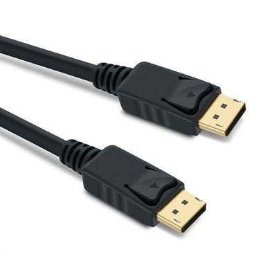 PremiumCord DisplayPort 1.4 přípojný kabel M-M 2 m černá / 8K@60Hz / zlacené konektory 