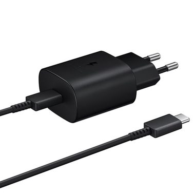 SAMSUNG Napájecí adaptér s rychlonabíjením (25W) černá / 1m kabel / USB-C / 3A 