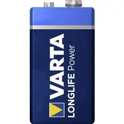 Varta Longlife Baterie 6LR61 (550 mAh) / 9.0V / 550 mAh / alkalická / 1 ks / v blistru