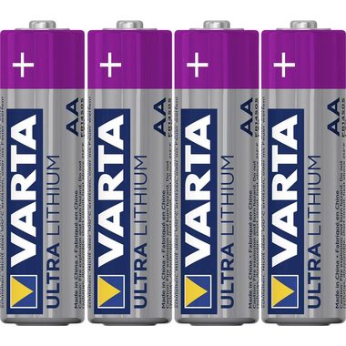 Varta Professional Baterie AA 4ks / 1.5V / 2900 mAh / lithium / v blistru 
