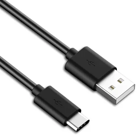 PremiumCord propojovací USB 2.0 kabel s konektory USB-C - USB-A černý 10cm