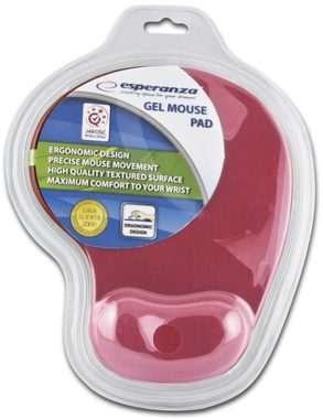 Esperanza EA137R červená / gelová podložka pod myš / 230 x 190 x 20 mm / blistr