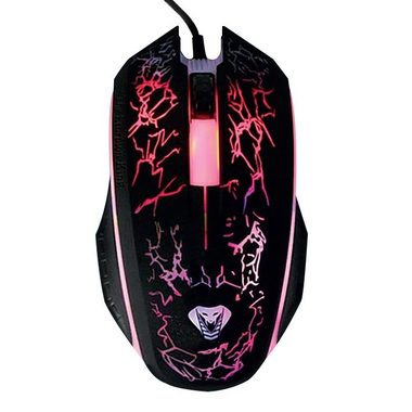 Media-Tech COBRA PRO X-LIGHT černá / herní optická myš / 1200 DPI / USB / 3 tl. + kolečko / podsvícení / 1.4 m