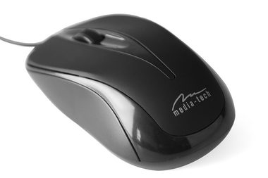 Media-Tech PLANO černá / optická myš / 800 DPI / USB / 3 tl. + kolečko / 1.4 m
