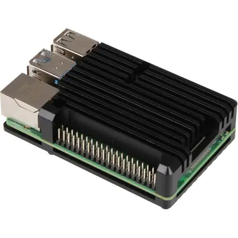Raspberry case Armor černá (Joy-it) pro Raspberry Pi 4 B