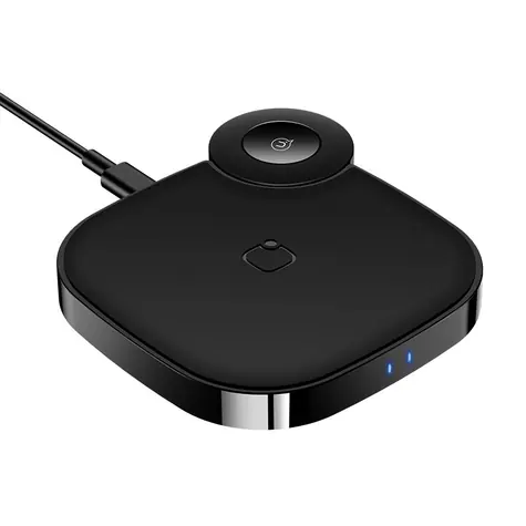 USAMS CD89 2v1 Bezdrátová Nabíječka pro Hodinky & Telefon černá
