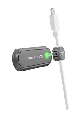Cellularline Cable Manager černá / Magnetický držák kabelu / 2 x magnetický klip