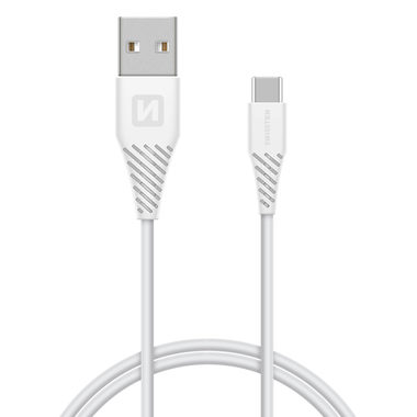 SWISSTEN SUPER FAST CHARGING datový kabel USB-C 1.5m bílá / 5A