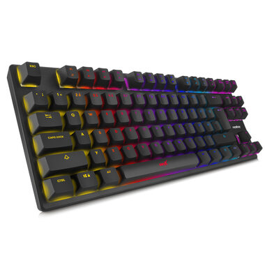 Niceboy ORYX K300X / herní klávesnice / OUTEMU Blue / RGB podsvícení / USB / 1.5m / CZ layout