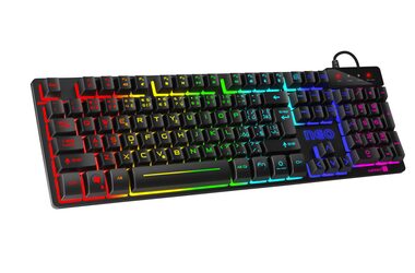 CONNECT IT NEO CKB-3590-CS černá / Mechanická herní klávesnice / RGB podsvícení / CZ layout / USB / 1.8m