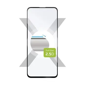 FIXED Full-Cover Ochranné tvrzené sklo pro Samsung Galaxy A51 černá / lepení přes celý displej