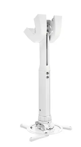 Vogels Professional PPC 1540W bílá / Teleskopický stropní držák na projektor 40-55 cm / max 15 kg