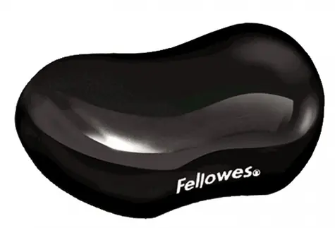 Fellowes CRYSTAL Gelová podložka pod zápěstí černá