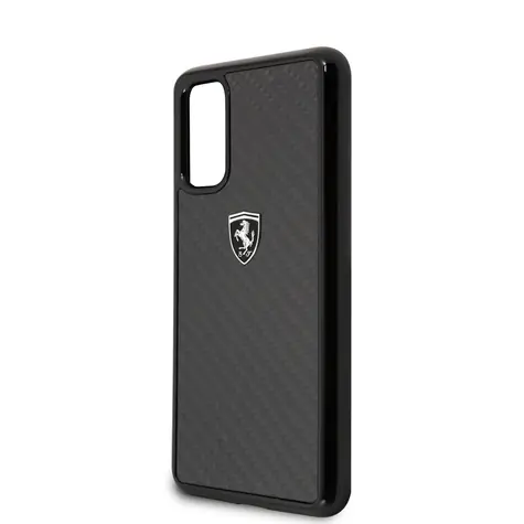 Ferrari Heritage Carbon Kryt pro Samsung Galaxy S20 černá