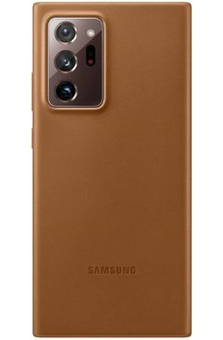 SAMSUNG Leather Cover zadní kryt pro Samsung Galaxy Note 20 Ultra hnědá