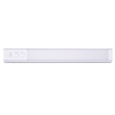 Solight WO213 LED kuchyňské svítidlo / 2x zásuvka / vypínač / 10W / 4100K / 51cm