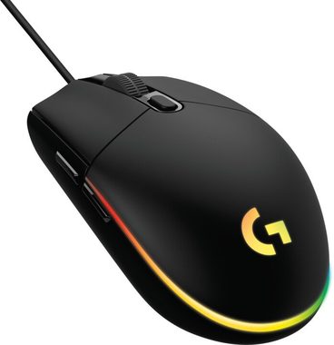 Logitech G102 Lightsync černá / drátová herní myš / 8000 DPI / 6 tlačítek / RGB Lightsync