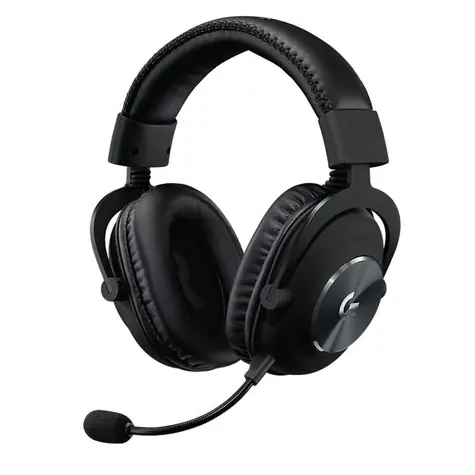 Logitech G Pro X černá / herní sluchátka / odnímatelný mikrofon / 50mm měniče / 3.5mm jack / externí USB zvuková karta