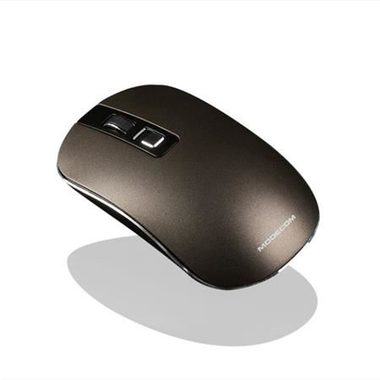 MODECOM WM101-300 hnědá / optická myš / 1600DPI / bezdrátová 