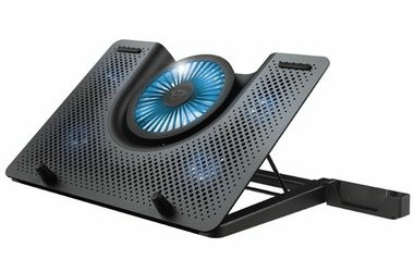 Trust GXT 1125 Quno černá / chladicí podložka / pro notebooky 17.3" / 5 ventilátorů