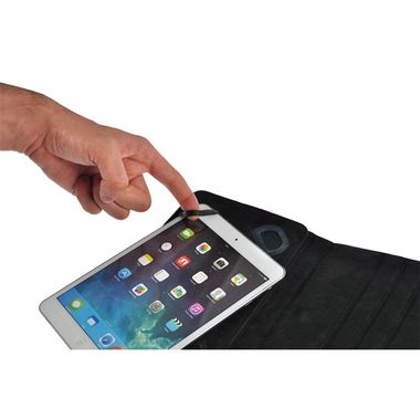 Solight 1N43B univerzální pouzdro pro tablet nebo čtečku 7" černá / desky / pogumovaný polyuretan / flexi úchyty