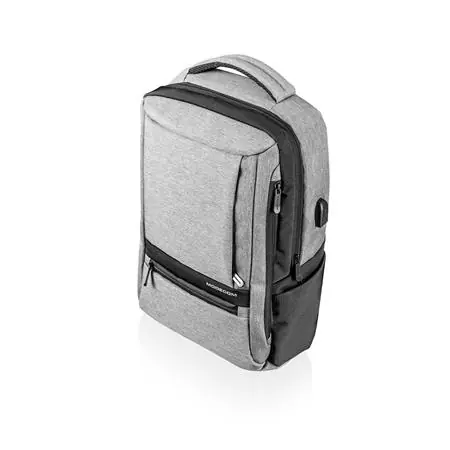 MODECOM SMART 15 šedo-černá / batoh na notebook do 15.6"  / 7 kapes / USB port 
