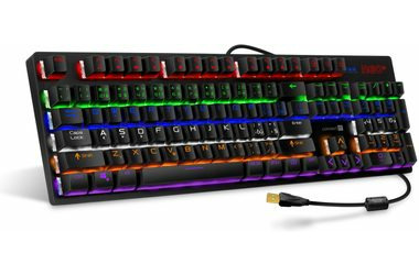 CONNECT IT NEO+ (CKB-3591-CS) černá / Mechanická herní klávesnice / podsvícená / CZ + SK layout / USB / 1.8m 