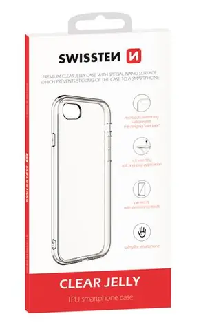 SWISSTEN CLEAR JELLY Pouzdro pro Apple iPhone 12 mini transparentní