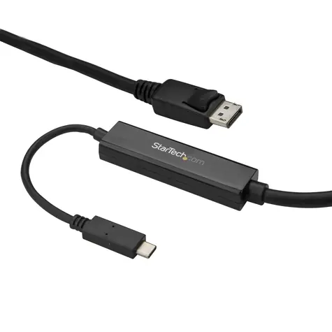 StarTech Adaptér USB-C na DisplayPort 3 m černá / 4K 60Hz / Thunderbolt 3