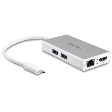 StarTech DKT30CHPDW dokovací stanice bílá / 60W napájení / 1x HDMI / 4x USB / 1x RJ-45