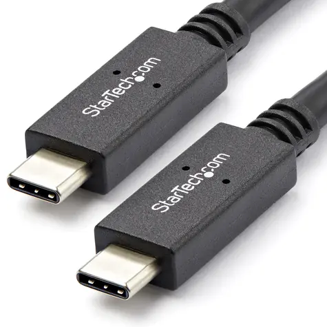 StarTech kabel USB-C s Power Delivery 5A černá / 10Gbps / 1m