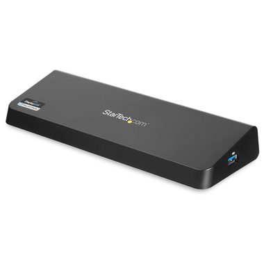 StarTech USB3DOCKHDPC dokovací stanice černá / 4x USB-A / 1x USB-B / 1x HDMI / 1x DisplayPort  / 1x RJ-45