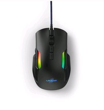 uRage Reaper 600 černá / herní myš / optická / 32000 dpi / 8 tlačítek / USB / RGB / 2 m
