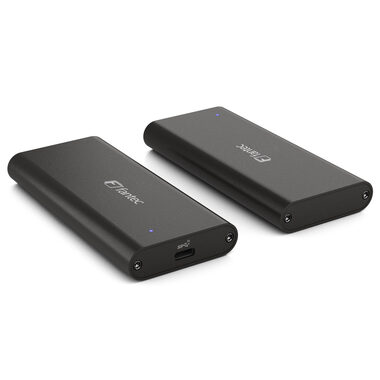 Fantec NVMe31 černá / pouzdro na M.2 NVMe SSD disk / 2280 & 2260 & 2242 / Key-M & Key-B+M / USB-C 3.1 Gen 2
