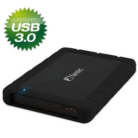Fantec AluPro U3 černá / rámeček pro 2.5" HDD / SATA / USB 3.0 