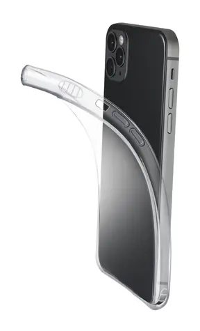 Cellularline Fine Extratenký zadní kryt pro Apple iPhone 12 & 12 Pro transparentní