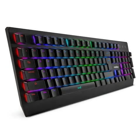 Niceboy K610 Chameleon / herní klávesnice / Mojo RX / RGB podsvícení / USB / 1.8m / CZ layout