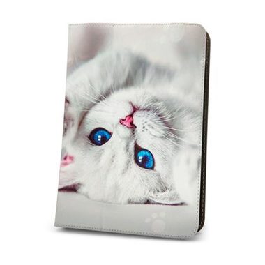 GreenGo Cute Kitty Univerzální pouzdro pro tablety 9-10" 