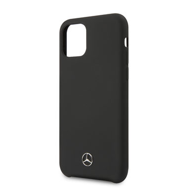 Mercedes Liquid Silikonový Kryt pro Apple iPhone 11 Pro černá