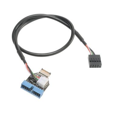 AKASA AK-CBUB38-40BK / interní MB adaptér USB3.1-USB3.1(19pin) / 40cm