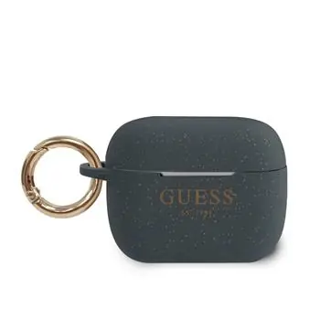 GUESS Silikonové Pouzdro pro Apple Airpods Pro modrá